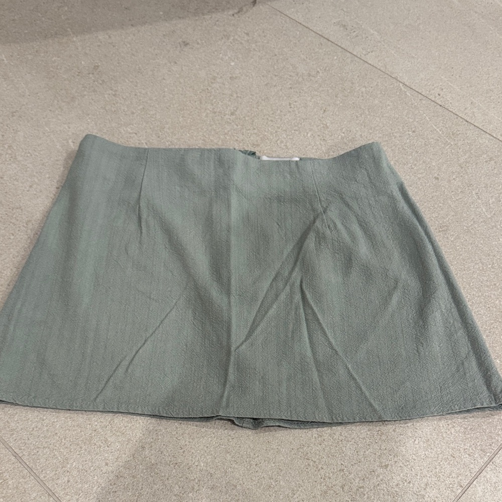 Princess Polly Sage Mini Skirt size 4